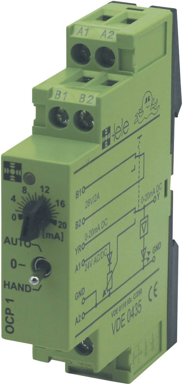 Tele OCP1 24VAC/DC 0 - 20MA Koppelrelais 24 V/DC, 24 V/AC 1St.
