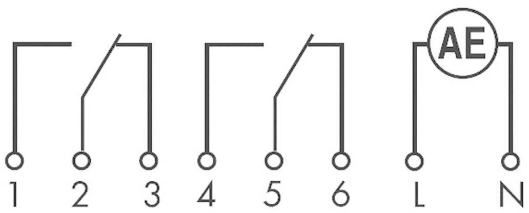 Finder 12.92.8.230.0000 Zeitschaltuhr für Hutschiene 230 V/AC Tagesprogramm