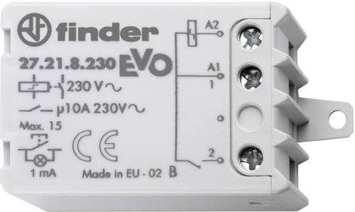 Finder Stromstoß-Schalter Unterputz 27.21.8.230.0000 1 Schließer 230 V/AC 10 A 2300 VA 1 St.