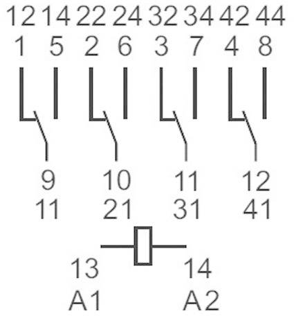 Finder 56.34.9.024.0040 Steckrelais 24 V/DC 12A 4 Wechsler Tray