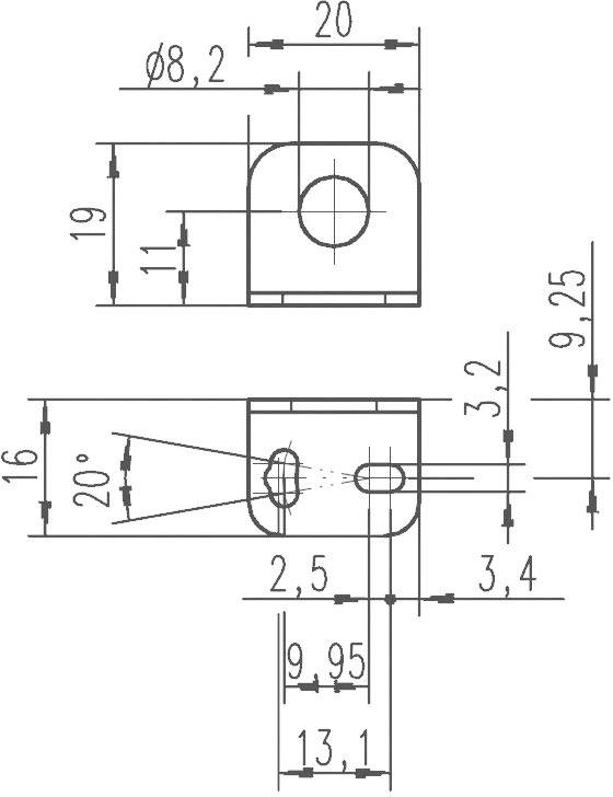 Leuze Electronic 50113549 Montagewinkel BT D12M.5 1 St.