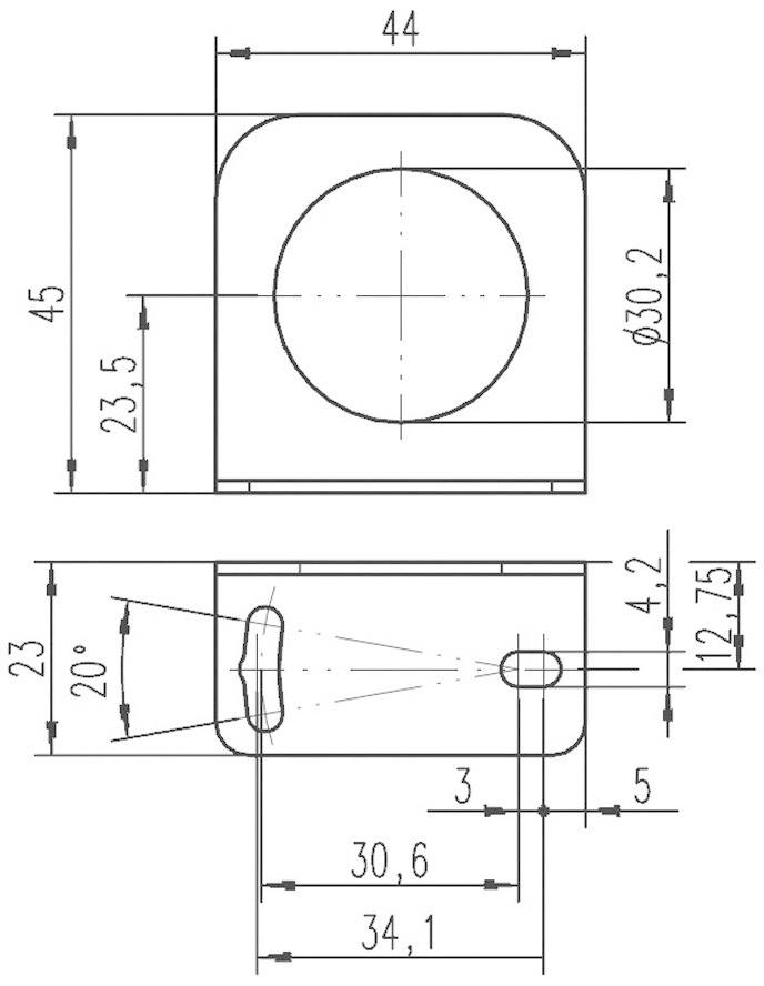 Leuze Electronic 50113510 Montagewinkel BT D30M.5 1 St.