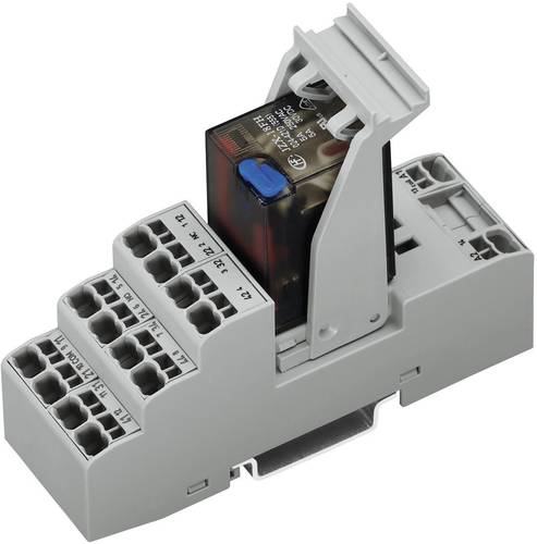 858-304 Relaisbaustein Nennspannung: 24 V/DC Schaltstrom (max.): 5A 4 Wechsler 1St.