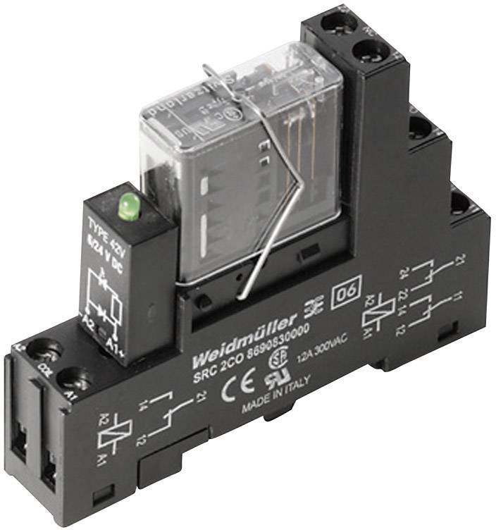 Wago 788-312 Relaismodul, DC 24 V, 2 Wechsler, 8 A, Statusanzeige Rot