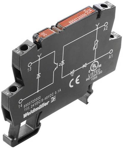 Weidmüller Optokopplerrelais TOS 230VAC/48VDC 0,1A Last-Strom (max.): 0.1A Schaltspannung (max.): 4