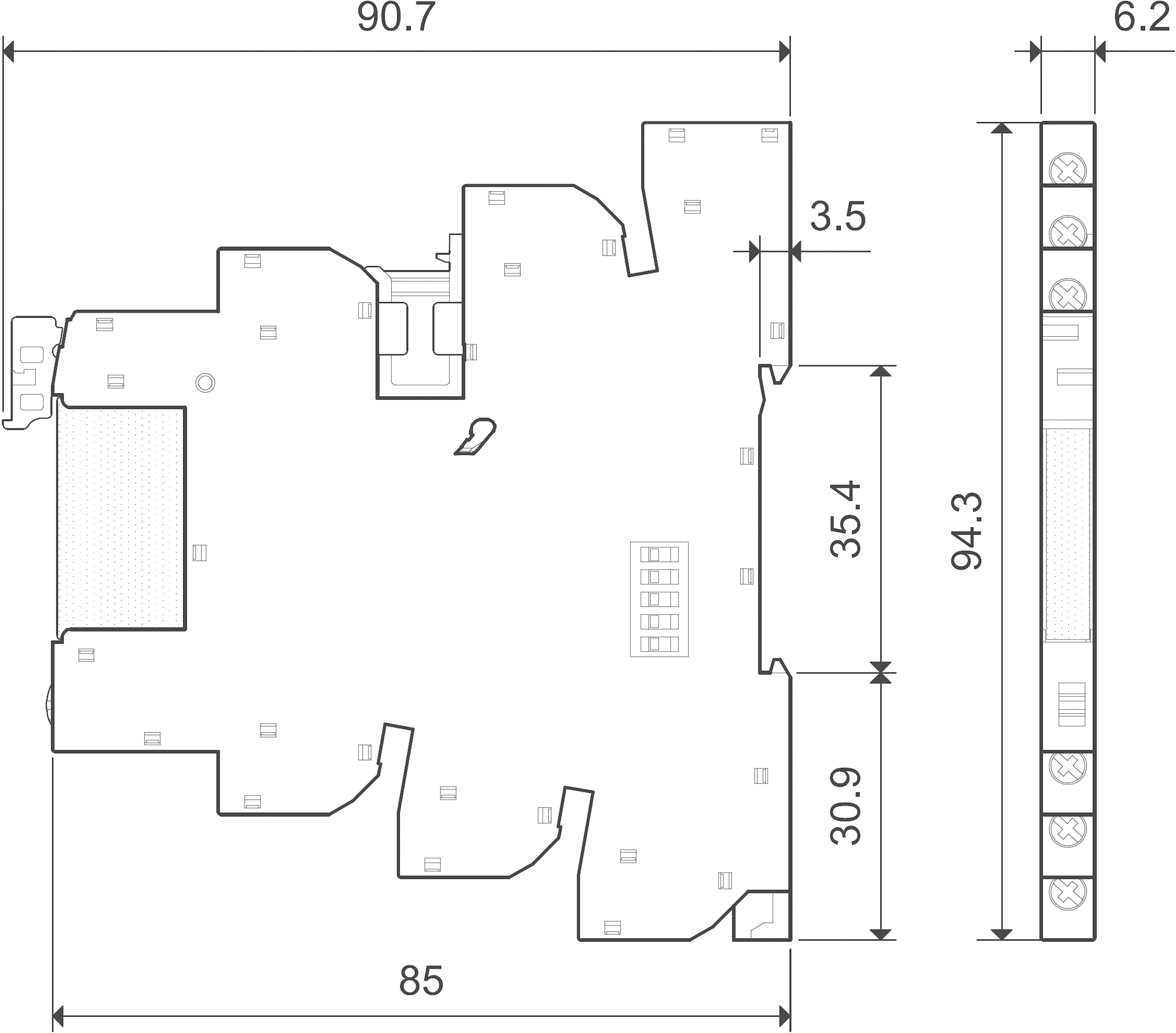 Finder 39.81.0.024.0060 Koppelrelais 24 V/DC, 24 V/AC 6A 1 Wechsler 1St.
