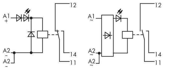 WAGO Relaisplatine bestückt 1 St. 288-508 1 Wechsler 230 V/AC