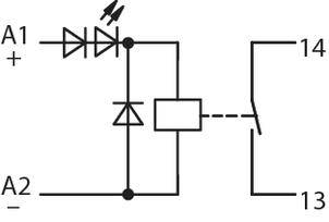 WAGO Relaisplatine bestückt 1 St. 288-368 1 Öffner 24 V/DC