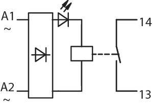 WAGO Relaisplatine bestückt 1 St. 288-564 1 Schließer 24 V/DC, 24 V/AC