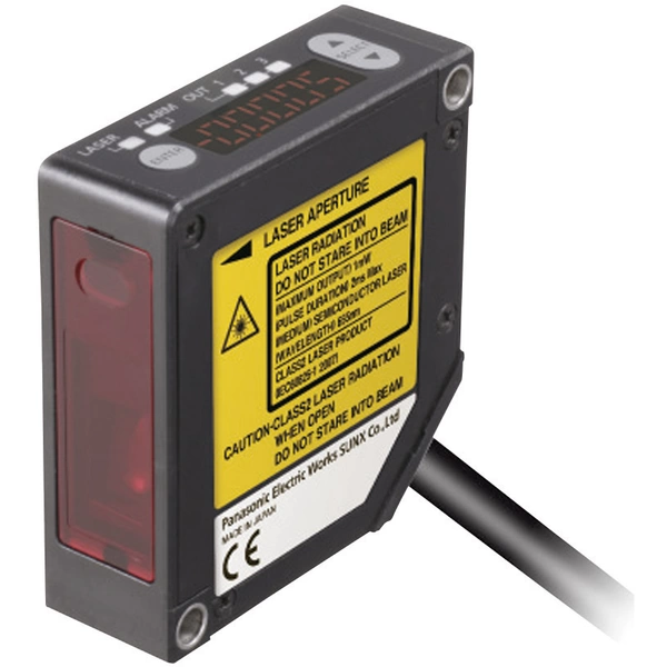 Panasonic HL-G112-A-C5 Laser-Distanz-Sensor 1 St. 24 V/DC (L x B x H) 57 x 20.4 x 60mm Panasonic HL-G112-A-C5 Laser-Distanz-Sensor 1 St. 24 V/DC (L x B x H) 57 x 20.4 x 60mm