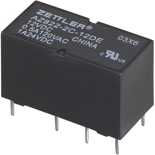 Zettler Electronics AZ822-2C-12DSE Printrelais 12 V/DC 2A 2 Wechsler