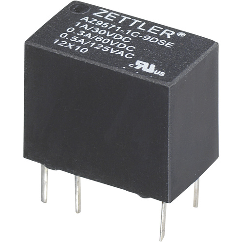 Zettler Electronics AZ9571-1C-3DE Relais pour circuits imprimés 3 V/DC 1 A 1 inverseur (RT)