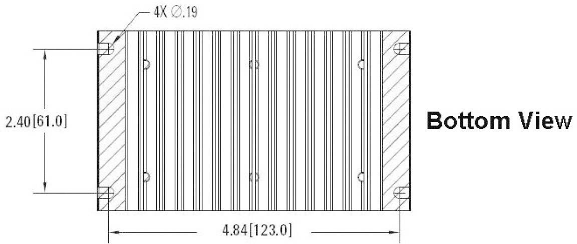 Crydom HS103 HS103 Kühlkörper 1 K/W (L x B x H) 132.1 x 76.2 x 60.2mm
