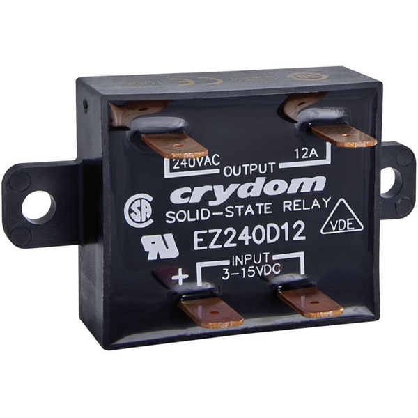Crydom Halbleiterrelais EZ240D18S 18A Schaltspannung (max.): 280 V/AC Nullspannungsschaltend 1St.