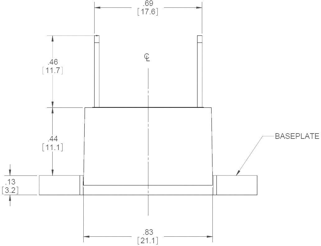 Crydom Halbleiterrelais EL240A5-12 5A Schaltspannung (max.): 280 V/AC Nullspannungsschaltend 1St.