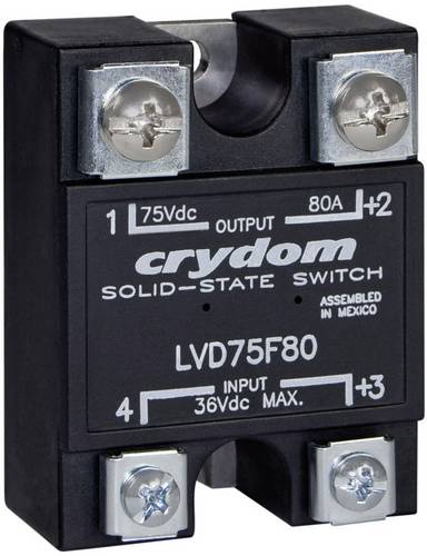 Crydom Halbleiterrelais LVD75D100 100 A Schaltspannung (max.): 75 V/DC 1 St.