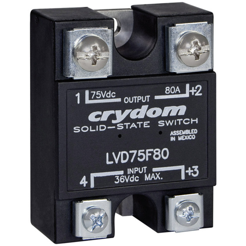 Crydom Halbleiterrelais LVD75D100 100A Schaltspannung (max.): 75 V/DC 1St.