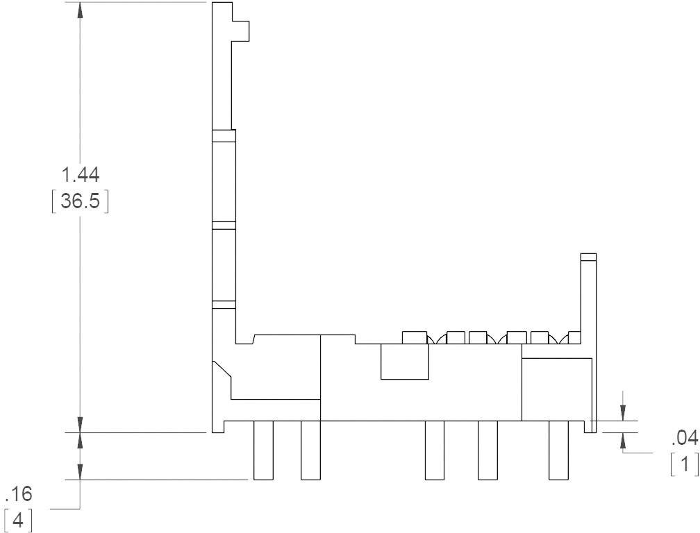 Crydom PCBSED Relaissockel Passend für Serie (Relais): Crydom Serie ED (L x B x H) 32.5 x 14 x 40.5