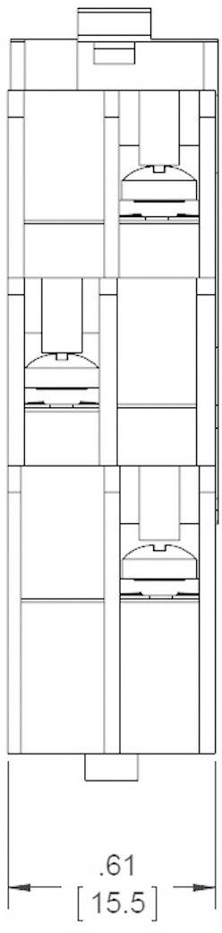 Crydom DRSED Relaissockel Passend für Serie (Relais): Crydom Serie ED (L x B x H) 71 x 15.5 x 49.5mm 1St.