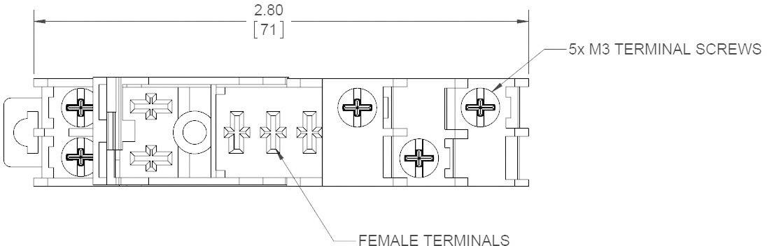 Crydom DRSED Relaissockel Passend für Serie (Relais): Crydom Serie ED (L x B x H) 71 x 15.5 x 49.5mm 1St.