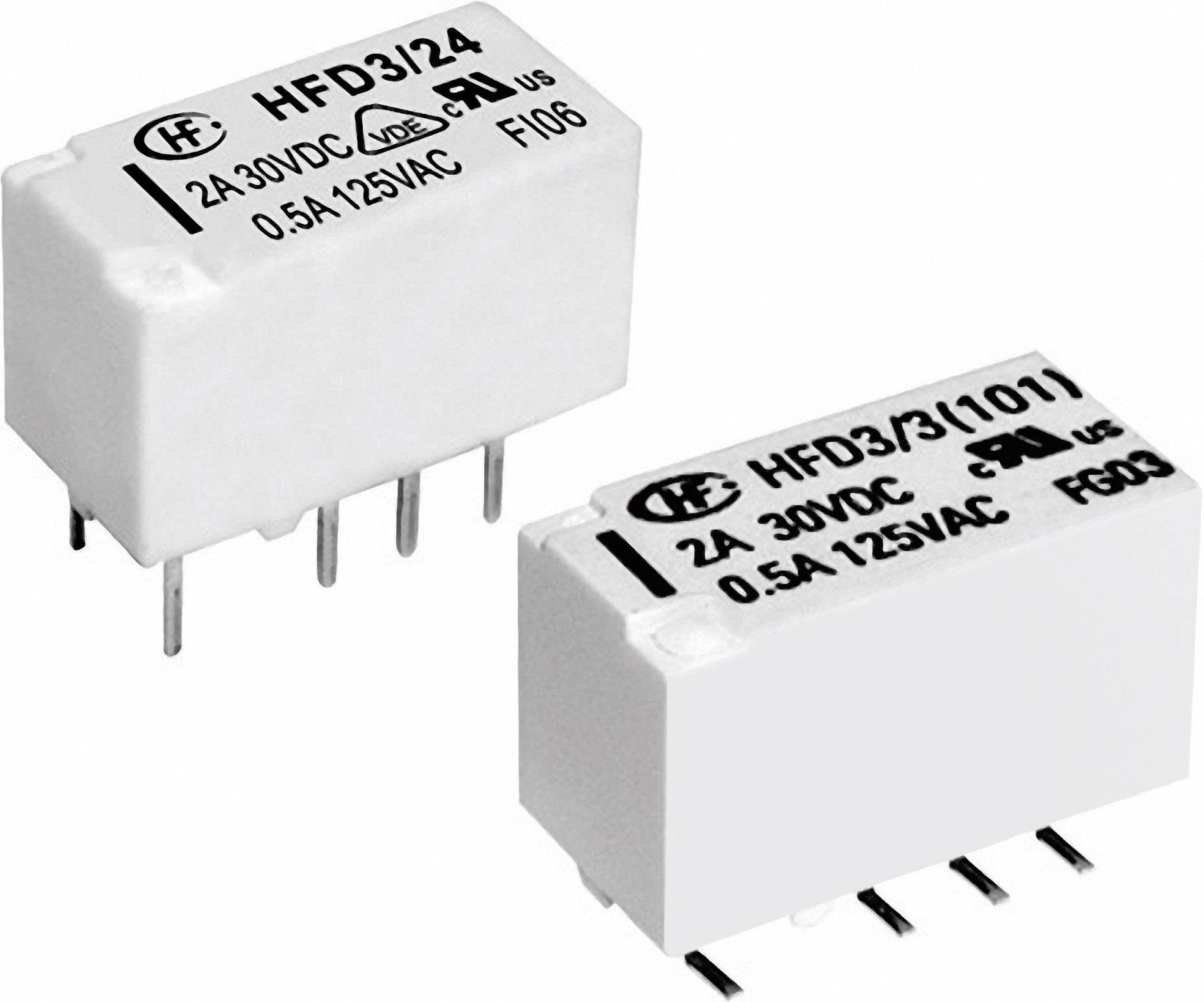 Hongfa HFD3/012-L2S Printrelais 12 V/DC 2 A 2 Wechsler 1 St.