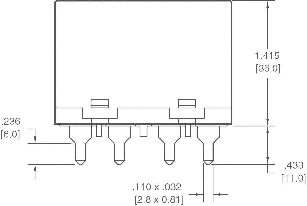 Zettler Electronics AZ2704-2A-12DTWF Printrelais 12 V/DC 30 A 2 Schließer 1 St.