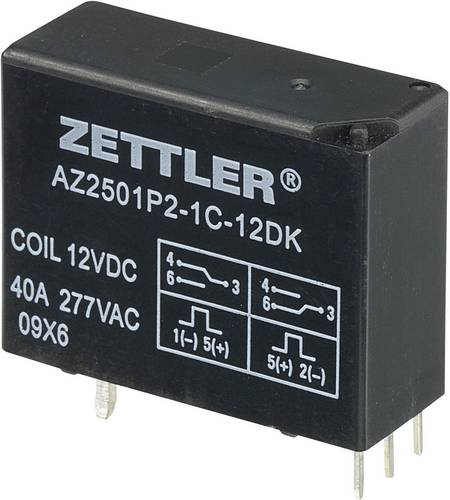 Zettler Electronics AZ2501P2-1C-12DK Printrelais 12 V/DC 50 A 1 Wechsler 1 St.