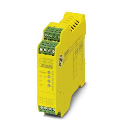 Phoenix Contact Sicherheitsrelais PSR-SPP- 24UC/ESAM4/2X1/1X2 Betriebsspannung: 24 V/DC, 24 V/AC 2 Schließer, 1 Öffner