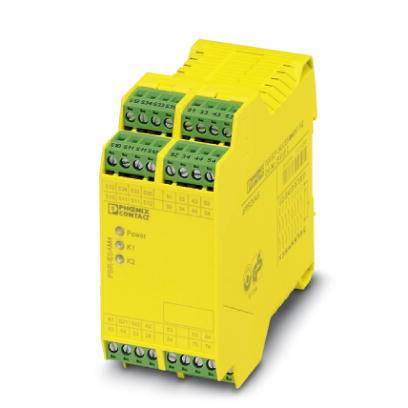 Phoenix Contact Sicherheitsrelais PSR-SPP- 24UC/ESAM4/8X1/1X2 Betriebsspannung: 24 V/DC, 24 V/AC 8 Schließer, 1 Öffner