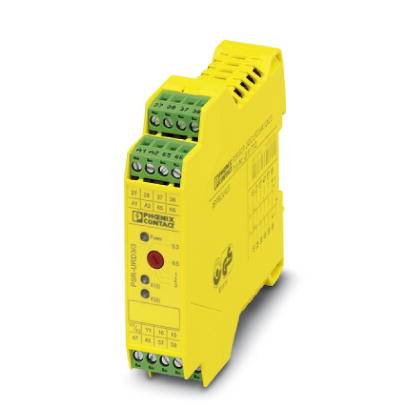 Sicherheitsrelais PSR-SPP- 24DC/URD3/4X1/2X2/3 Phoenix Contact Betriebsspannung: 24 V/DC 4 Schließer, 1 Öffner (B x H x T) 22.5 x 112 x 114.5 mm Mit