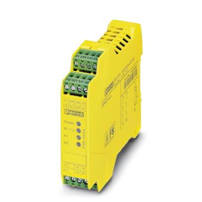 Sicherheitsrelais PSR-SPP- 24UC/ESA4/2X1/1X2 Phoenix Contact Betriebsspannung: 24 V/DC, 24 V/AC 2 Schließer (B x H x T) 22.5 x 112 x 114.5 mm Mit