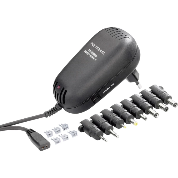 VOLTCRAFT SPS12-24W Steckernetzteil, einstellbar 3 V/DC, 4.5 V/DC, 5 V/DC, 6 V/DC, 7.5 V/DC, 9 V/DC, 12 V/DC 2000mA 24W VOLTCRAFT SPS12-24W Steckernetzteil, einstellbar 3 V/DC, 4.5 V/DC, 5 V/DC, 6 V/DC, 7.5 V/DC, 9 V/DC, 12 V/DC 2000mA 24W