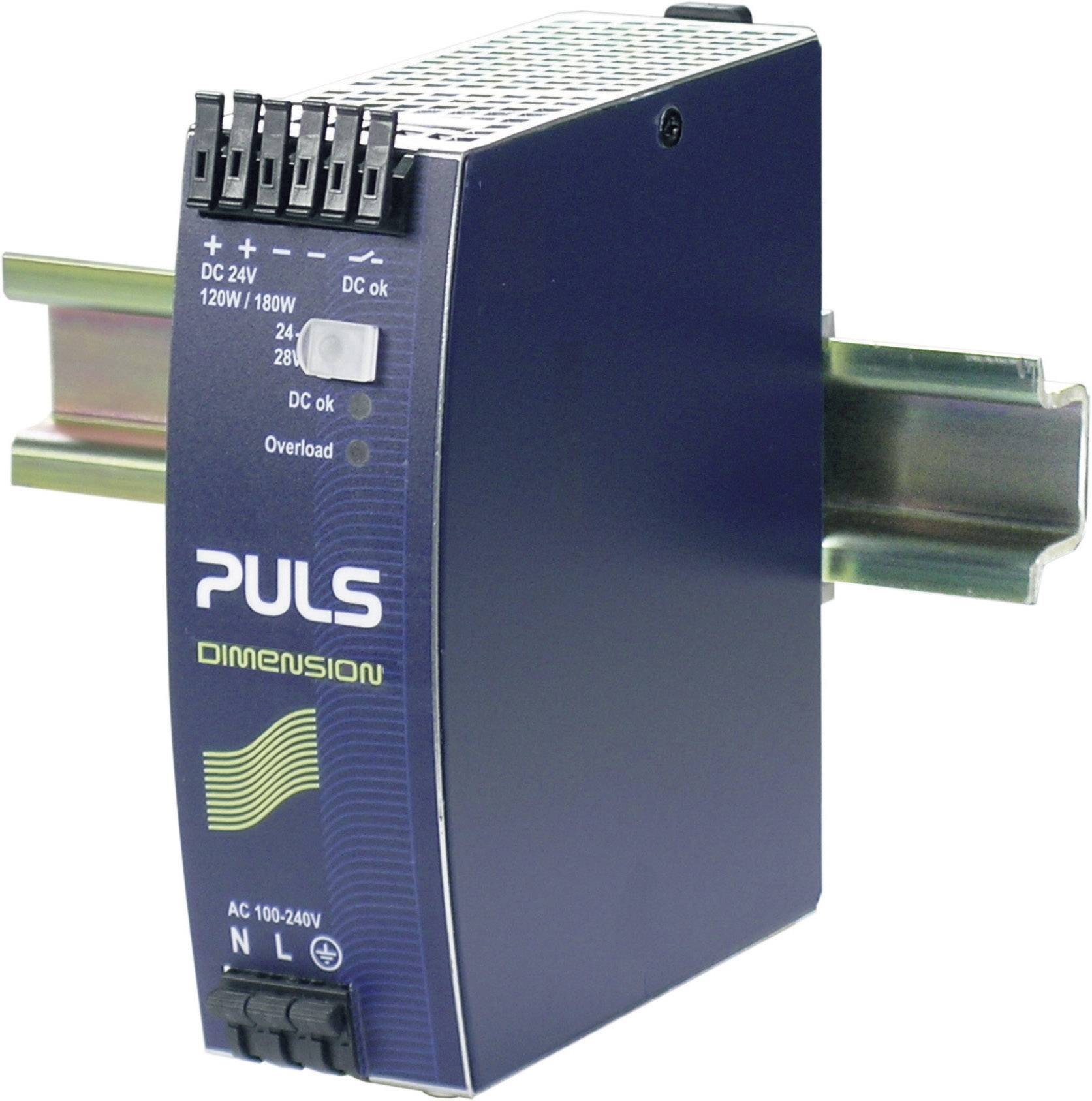 PULS QS5.241 Hutschienen-Netzteil (DIN-Rail) 24 V/DC 5A 120W Anzahl Ausgänge:1 x Inhalt 1St.