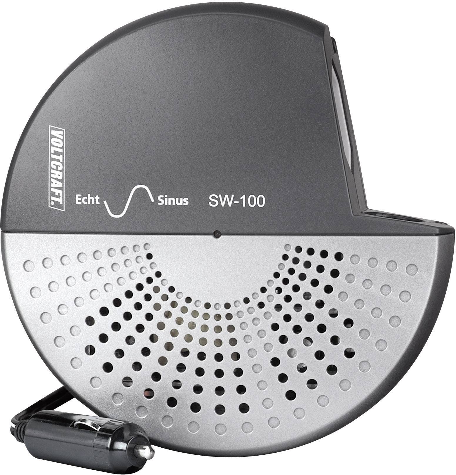 VOLTCRAFT Wechselrichter SW-100 12V 100 W 12 V/DC - 230 V/AC Lüfterlos