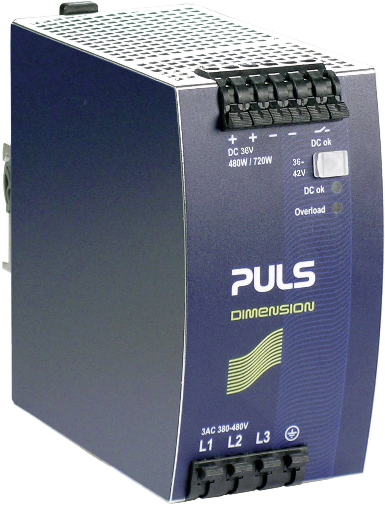 PULS QT20.361 Hutschienen-Netzteil (DIN-Rail) 36 V/DC 13.3A 480W Anzahl Ausgänge:1 x Inhalt 1St.
