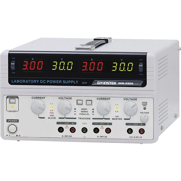 GW Instek Labornetzgerät, einstellbar GPS-3303-S 0 - 30 V/DC 0 - 3 A 195 W Anzahl Ausgänge 3 x GW Instek Labornetzgerät, einstellbar GPS-3303-S 0 - 30 V/DC 0 - 3 A 195 W Anzahl Ausgänge 3 x