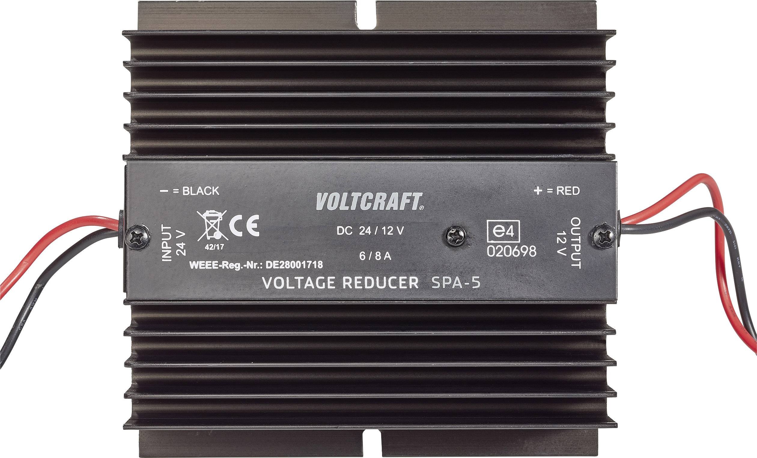 VOLTCRAFT SPA-5 DC/DC-Wandler 24 V/DC - 12 V/DC/8A 72W