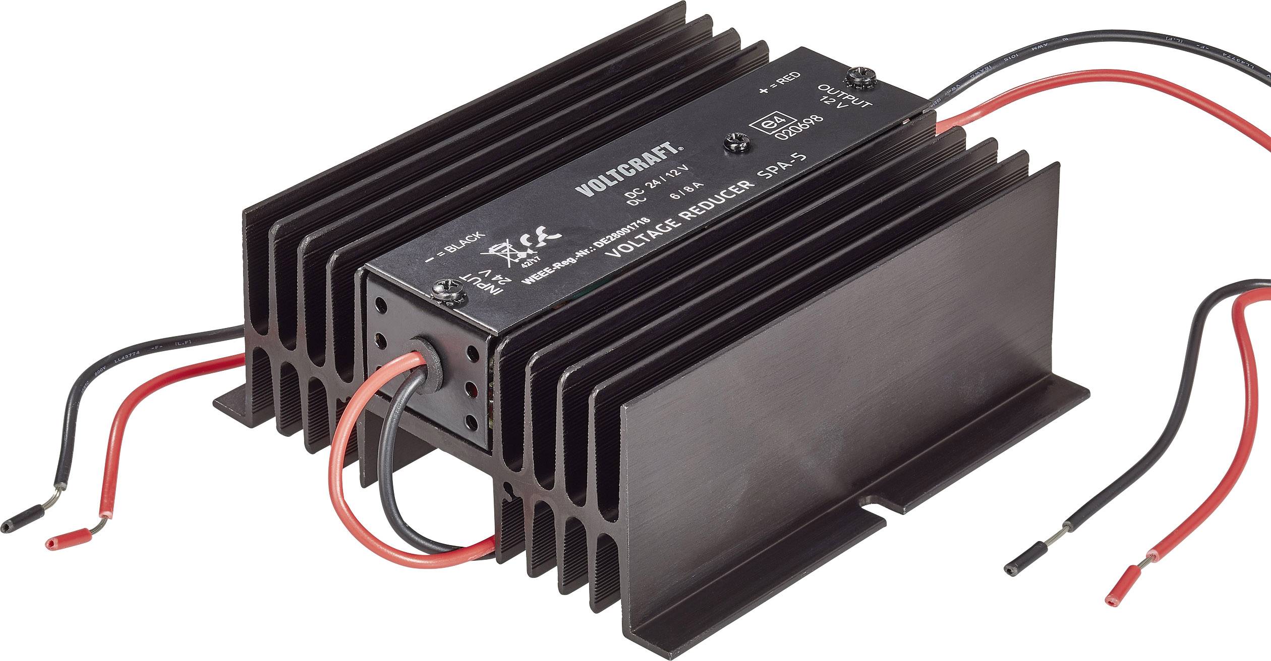 VOLTCRAFT SPA-5 DC/DC-Wandler 24 V/DC - 12 V/DC/8A 72W