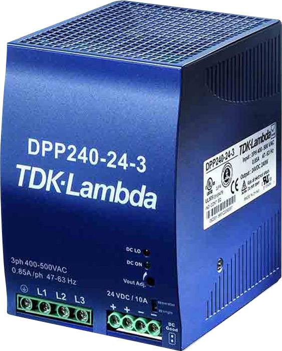 TDK-Lambda DPP240-24-1 Hutschienen-Netzteil (DIN-Rail) 24 V/DC 10 A 240 W Anzahl Ausgänge:1 x Inhal