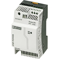 Phoenix Contact 2868648 Hutschienen-Netzteil (DIN-Rail) 24 V/DC 1.9 A 42 W Anzahl Ausgänge:1 x Inhalt 1 St. Phoenix Contact 2868648 Hutschienen-Netzteil (DIN-Rail) 24 V/DC 1.9 A 42 W Anzahl Ausgänge:1 x Inhalt 1 St.