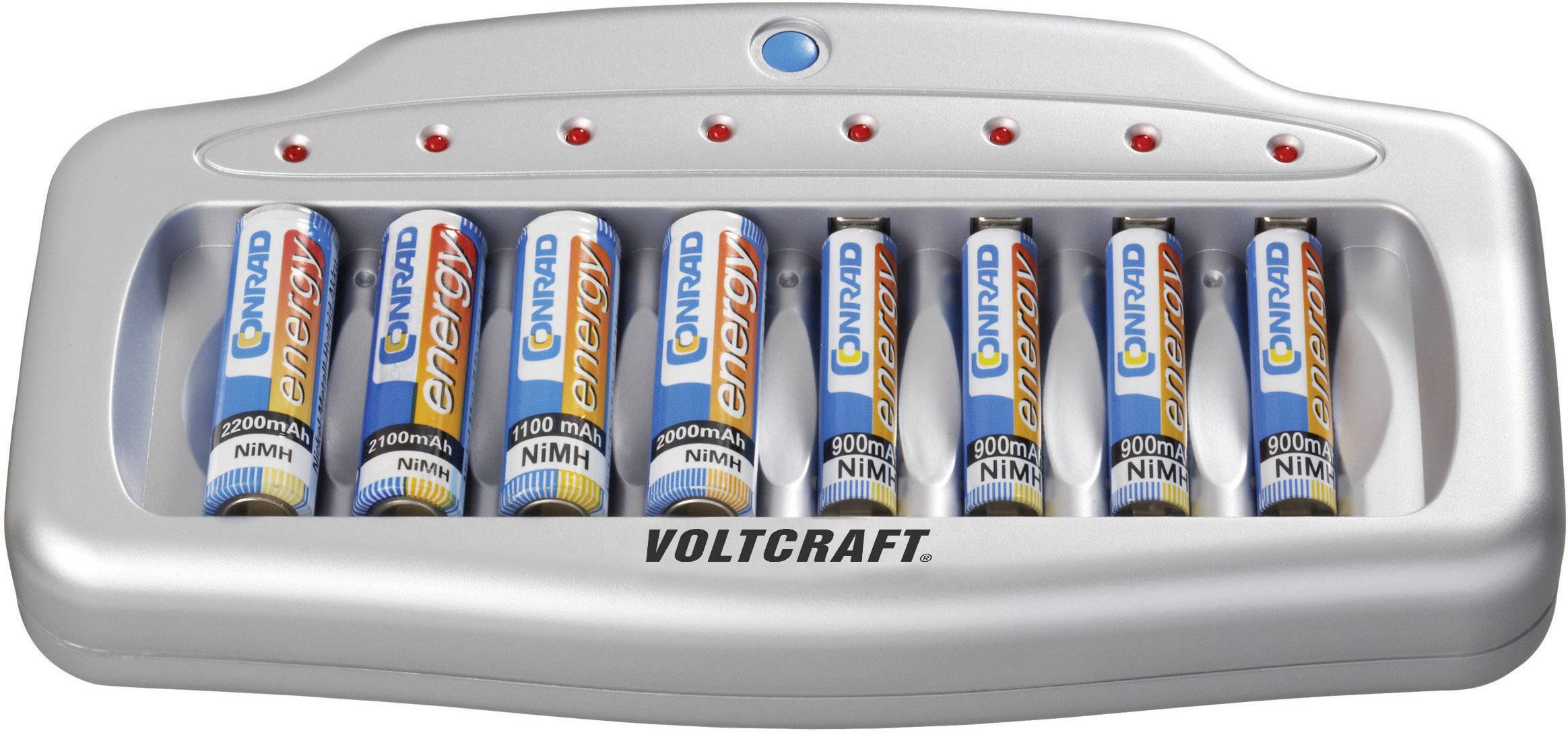 VOLTCRAFT UFC-8 Rundzellen-Ladegerät NiMH Micro (AAA), Mignon (AA)