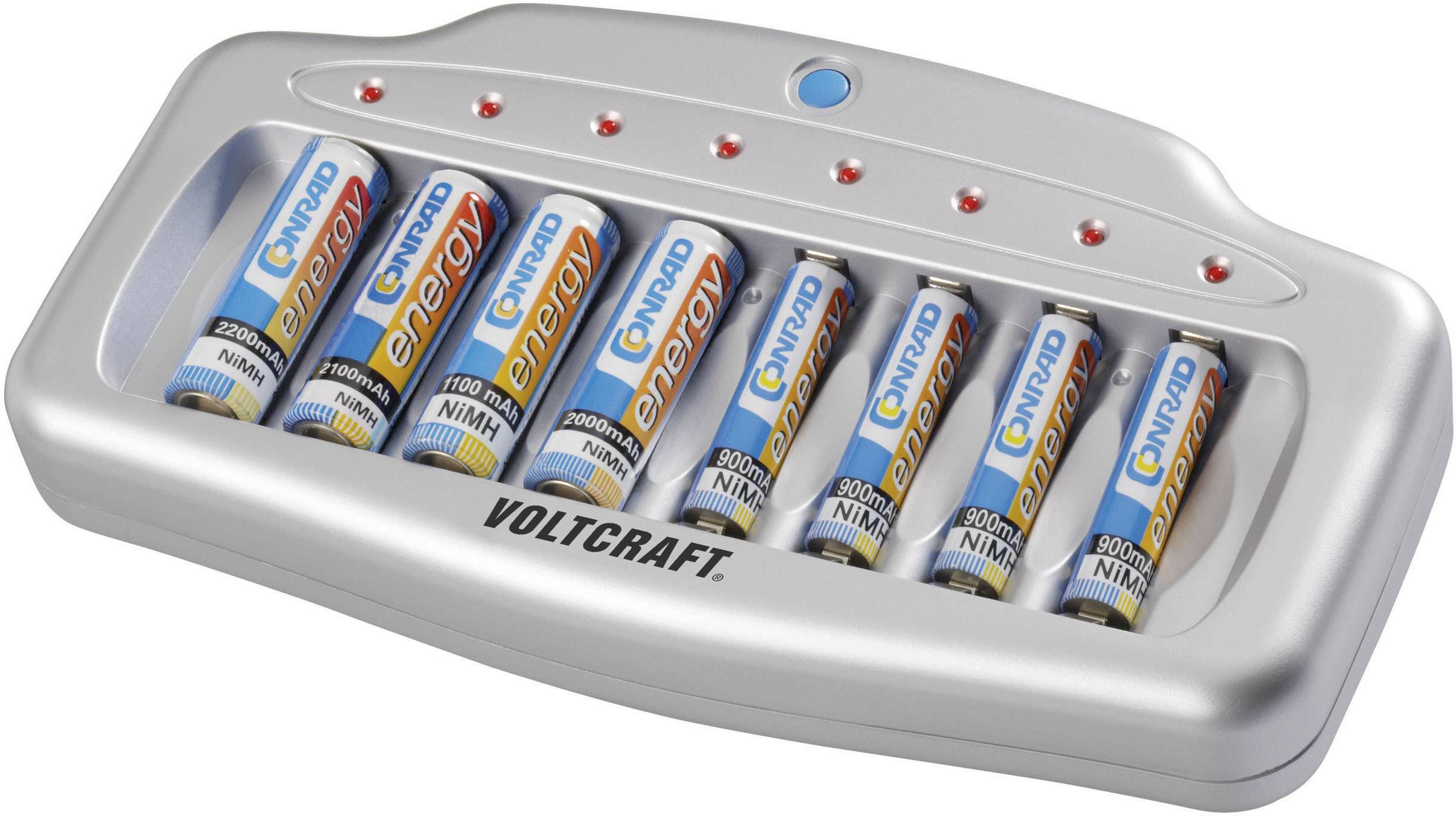 VOLTCRAFT UFC-8 Rundzellen-Ladegerät NiMH Micro (AAA), Mignon (AA)