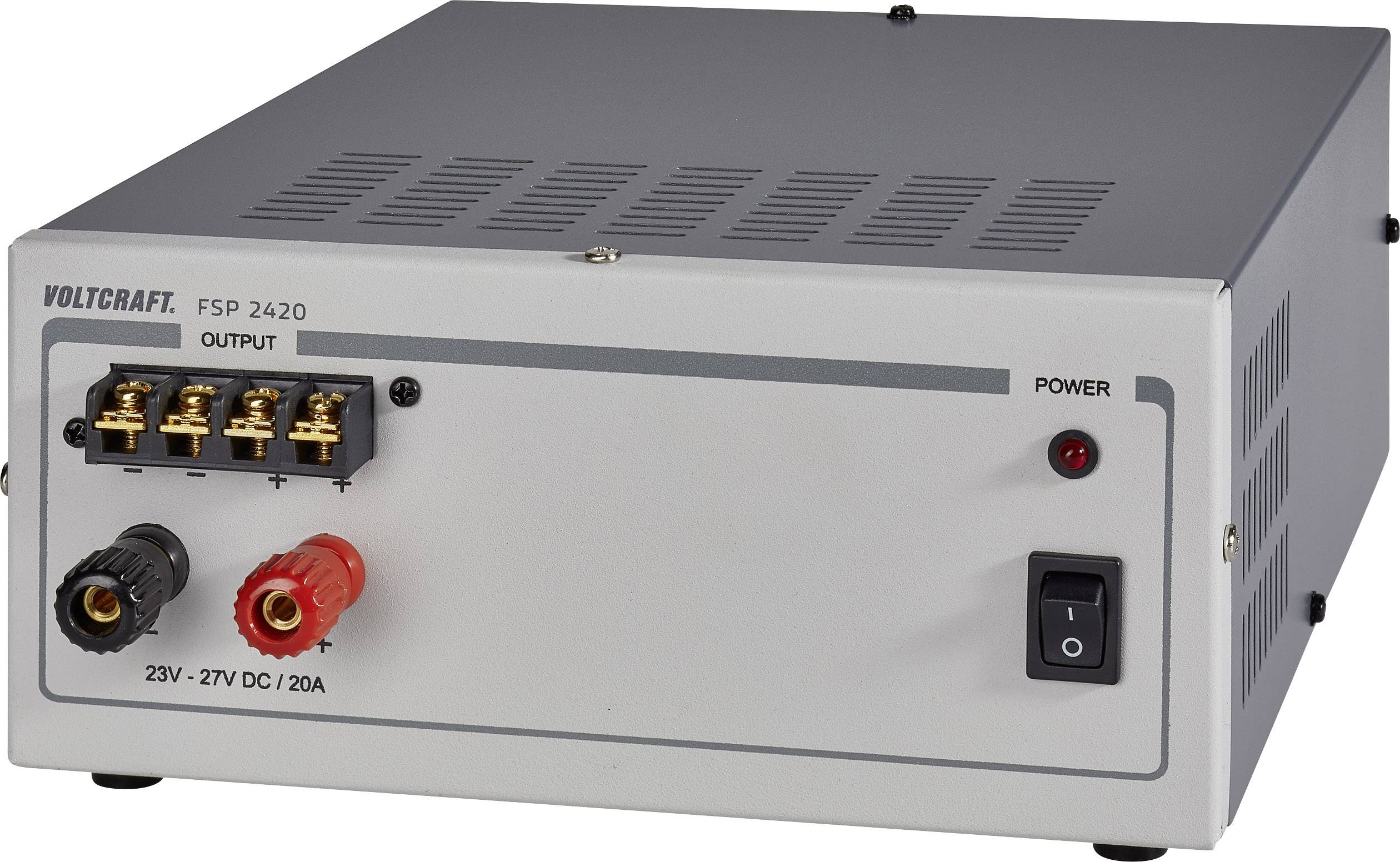 VOLTCRAFT FSP 2420 Labornetzgerät, Festspannung 24 - 29 V/DC 20A 540W Anzahl Ausgänge 1 x