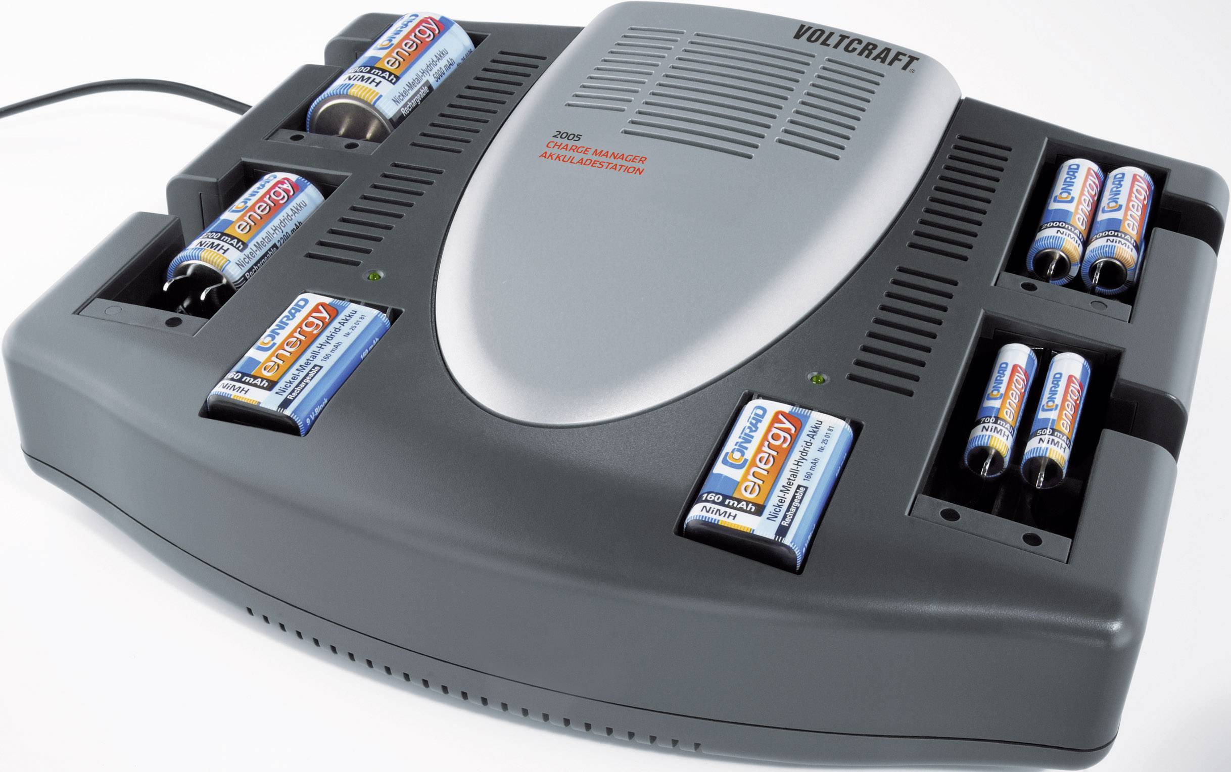 VOLTCRAFT CM2005 NiCd, NiMH Micro (AAA), Mignon (AA), Baby (C), Mono (D), 9 V Block