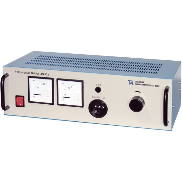 Thalheimer LTS 602 Labor-Trenntrafo einstellbar 500 VA Anzahl Ausgänge: 1 x 2 - 250 V/AC Thalheimer LTS 602 Labor-Trenntrafo einstellbar 500 VA Anzahl Ausgänge: 1 x 2 - 250 V/AC