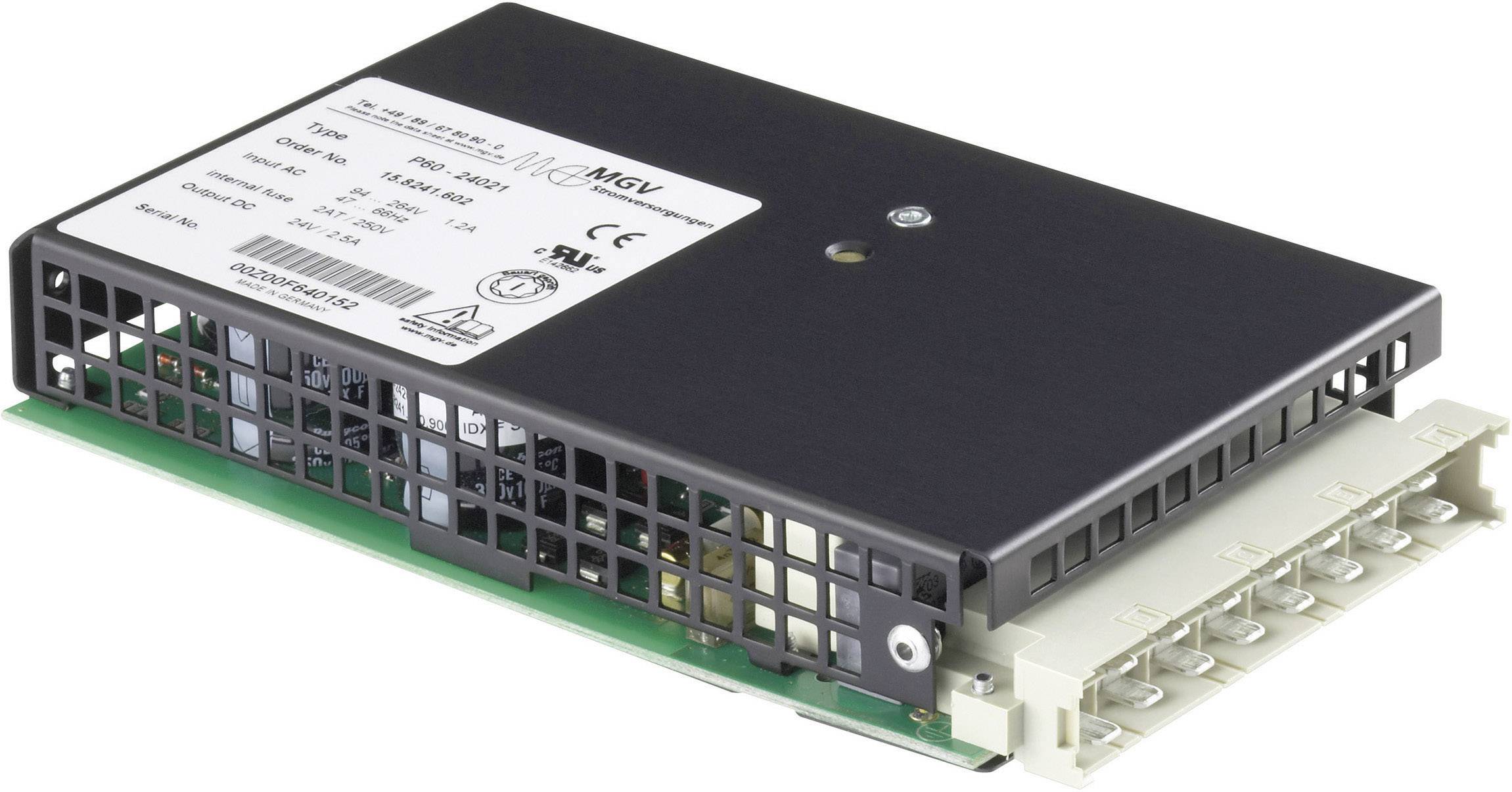 mgv P60-24021 DIN-Einschub Einbau-Schaltnetzteil P60-24021 Anzahl Ausgänge: 1 60 W