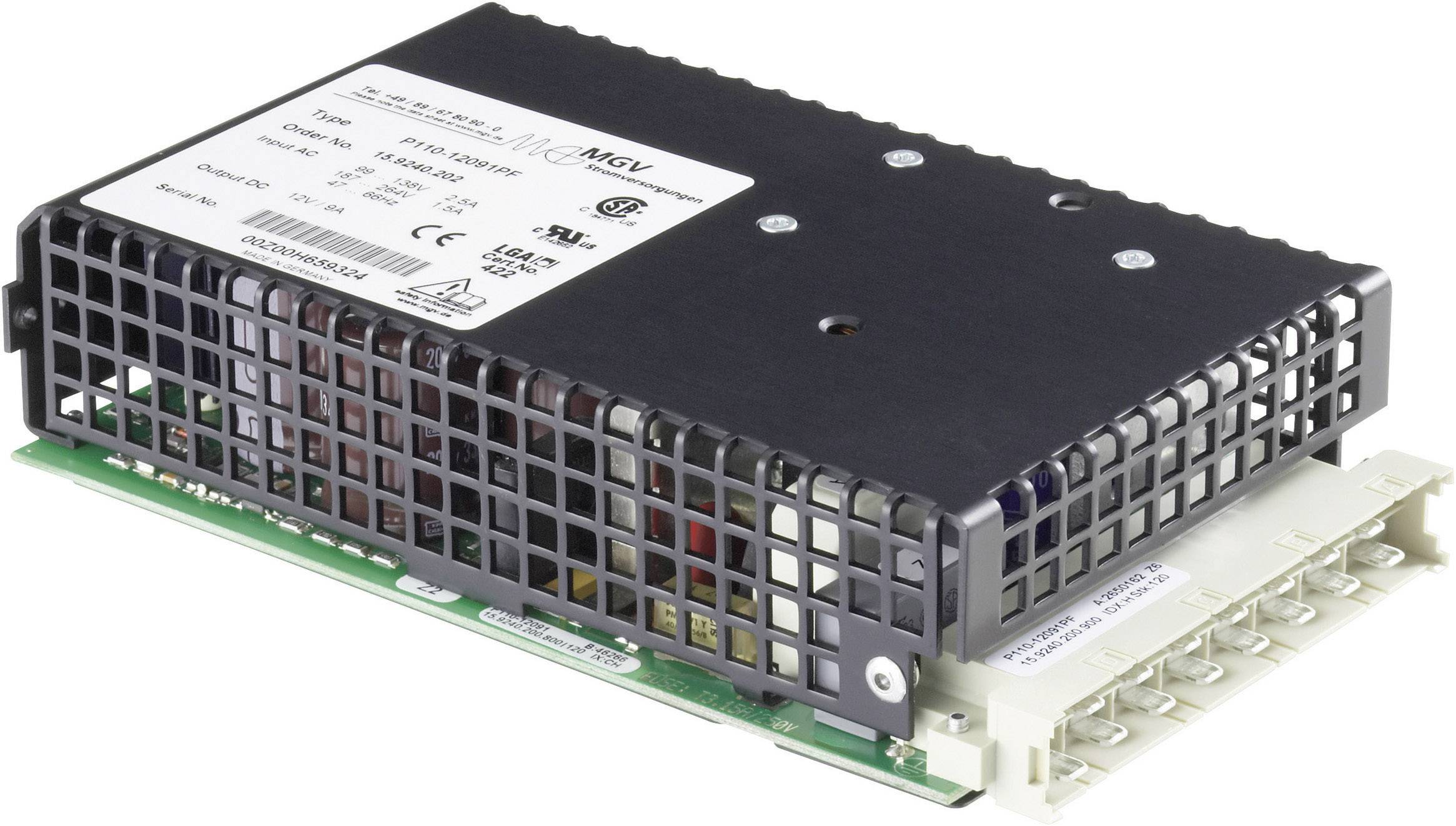 Mgv P110-12091PF DIN-Einschub Einbau-Schaltnetzteil P110-12091PF Anzahl Ausgänge: 1 108W