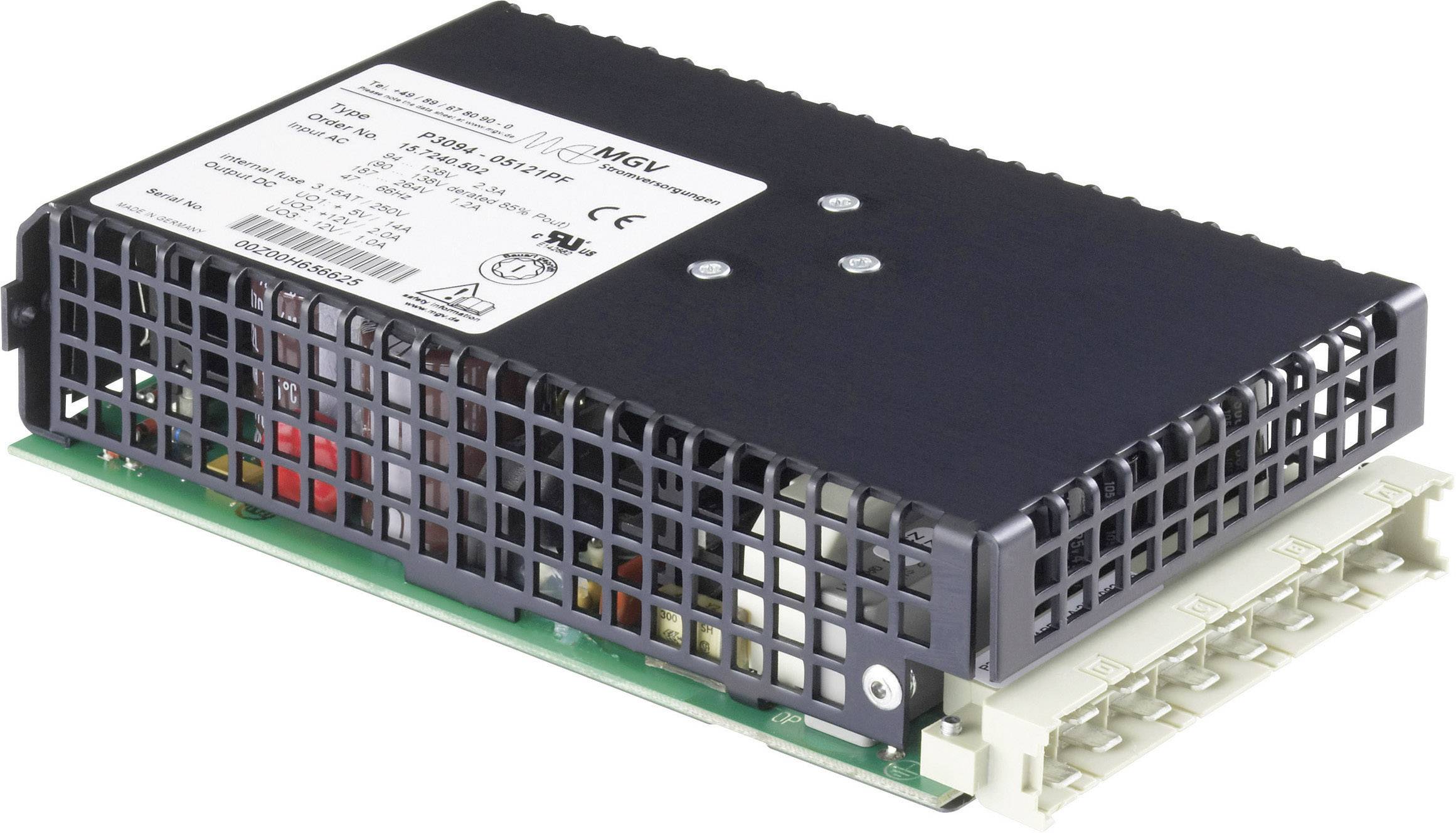 Mgv P3094-05121PF DIN-Einschub Einbau-Schaltnetzteil P3094-05121PF Anzahl Ausgänge: 3 107W