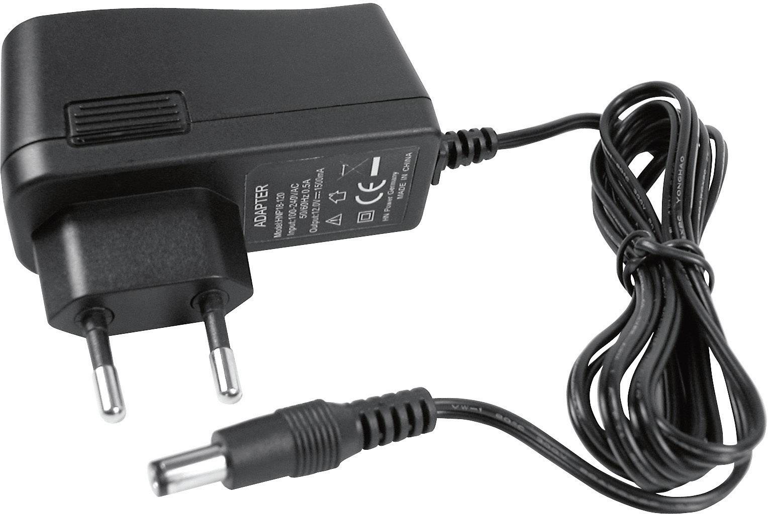 HN Power HNP18-120-C Steckernetzteil, Festspannung 12 V/DC 1500 mA 18 W