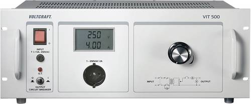 VOLTCRAFT VIT 500 Labor-Trenntrafo einstellbar 1 - 250 V/AC